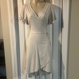 Caution To The Wind Cream Fit and Flare Mini Dress